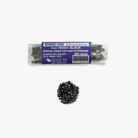 Aluminium Rings Kit - Black - 200 pcs