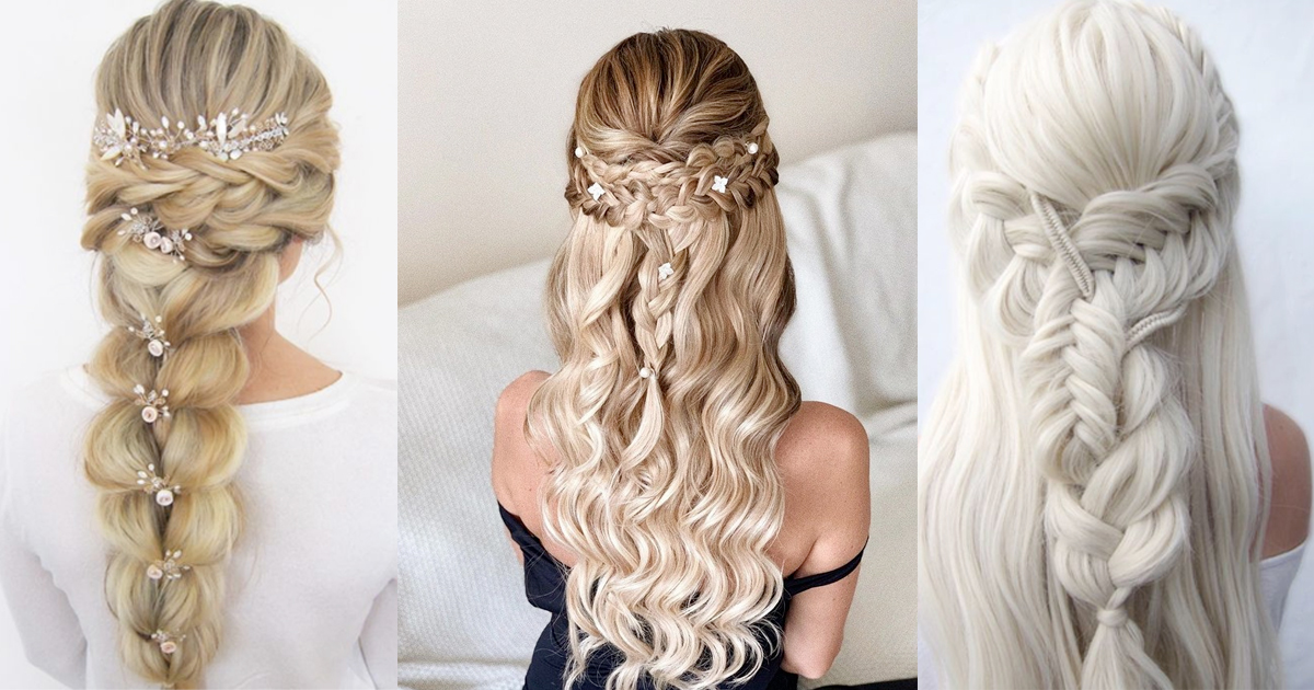 34 beautiful braided wedding hairstyles for the modern bride - TANIA MARAS  | bridal headpieces + wedding veils | Braided hairstyles updo, Braided  hairstyles for wedding, Up hairstyles