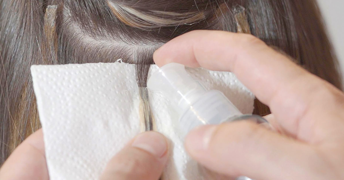 hot fusion keratin bond hair extension professional remover