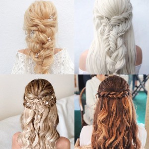 Bridal Hair Extensions ideas: braids, hair bun, ponytails and the best hairdos!